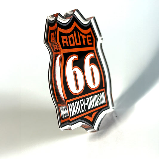 Route 66 Harley-Davidson Magnet