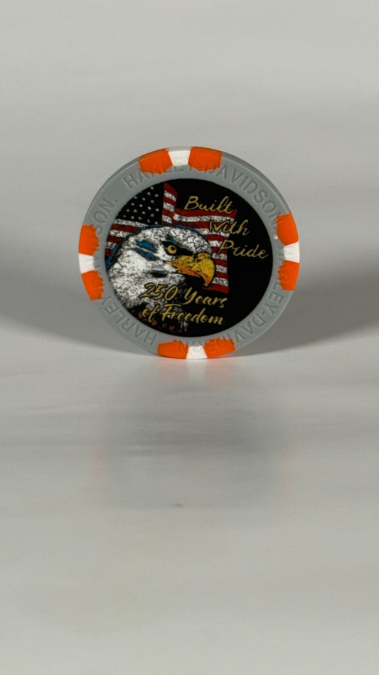 Harley-Davidson 250th Anniversary Poker Chips
