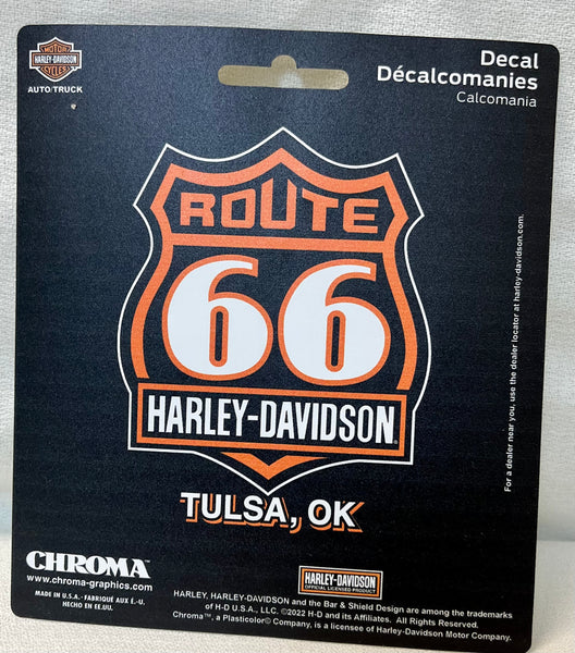 Route 66 Harley Davidson Window Decal Shop Route 66 Harley Davidson