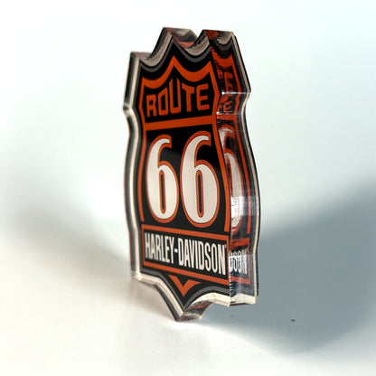 Route 66 Harley-Davidson Magnet