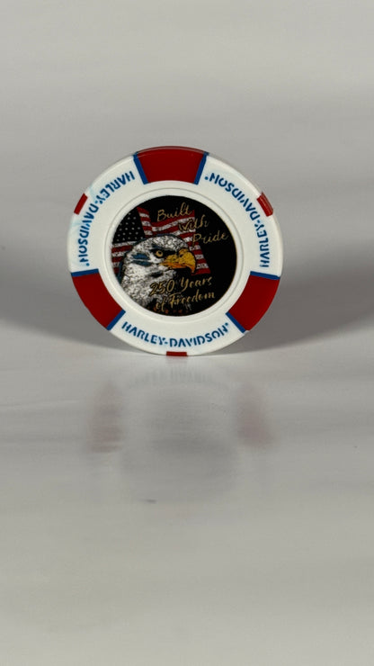 Harley-Davidson 250th Anniversary Poker Chips