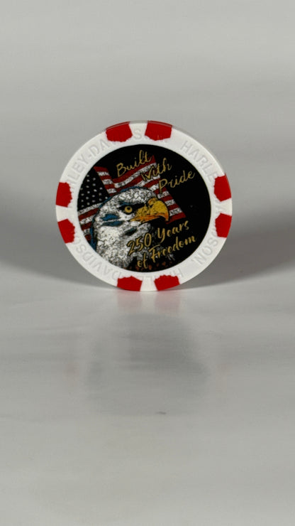 Harley-Davidson 250th Anniversary Poker Chips
