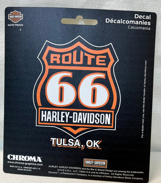 Route 66 Harley-Davidson® Window Decal
